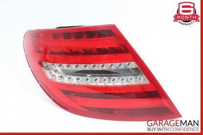 12-14 Mercedes W204 C300 C250 Rear Left Driver Side Taillight Tail Light Lamp