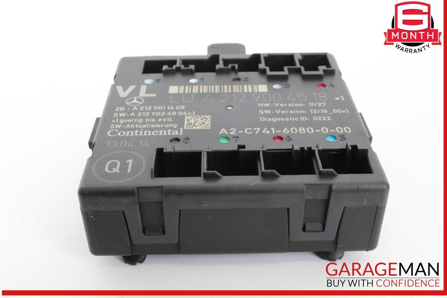 08-18 Mercedes W212 E350 C300 Front Left Side Door Control Module Unit OEM