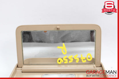 07-09 Mercedes W221 S550 S450 Rear Left / Right Overhead Vanity Mirror Brown