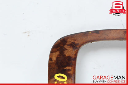 03-06 Mercedes W220 S55 AMG S430 S500 Center Console Shifter Bezel Trim Wood OEM