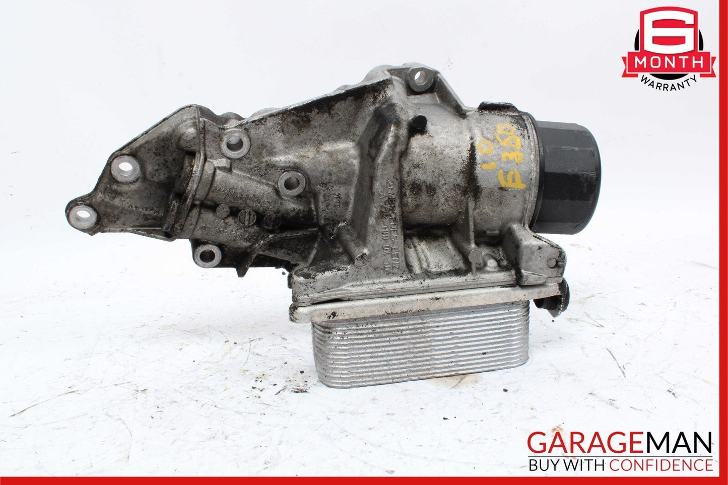 05-13 Mercedes W164 ML350 E350 M272 Engine Oil Filter Cooler Housing 2721800410