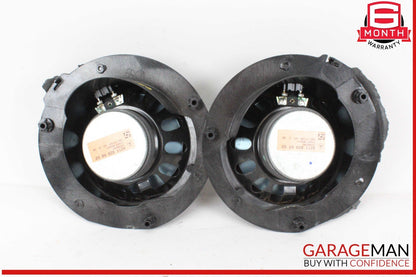 07-09 Mercedes W211 E320 Rear Right & Left Side Door Audio Speakers Set of 2 OEM