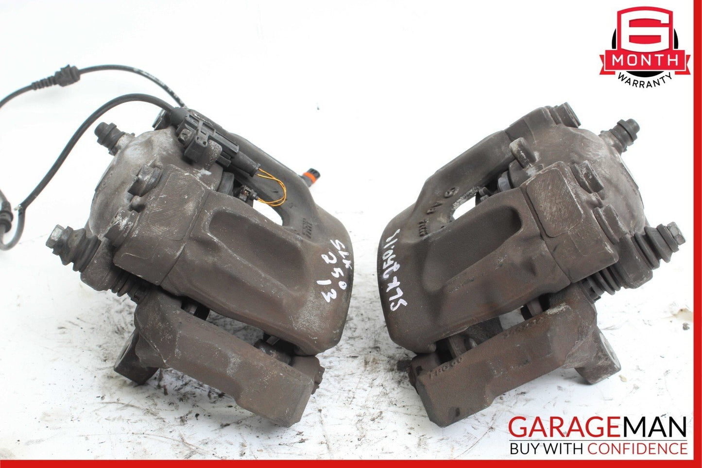 12-16 Mercedes R172 SLK250 Front Left & Right Side Brake Caliper Calipers Set