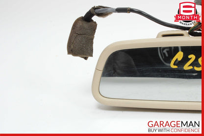 08-14 Mercedes W204 C300 C250 Front Top Upper Rear View Mirror Assy Beige OEM