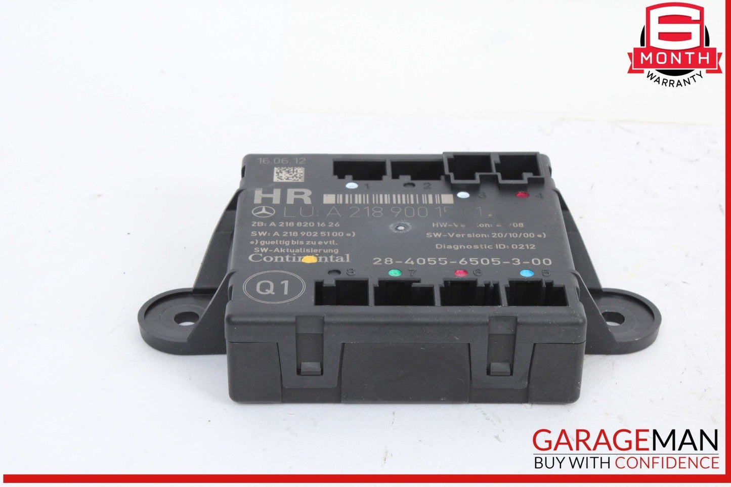 08-18 Mercedes W204 C250 Rear Right Passenger Side Door Control Module OEM