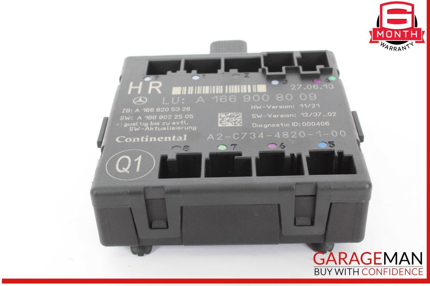 12-19 Mercedes X166 GL450 4MATIC GLE350 Rear Right Side Door Control Module Unit