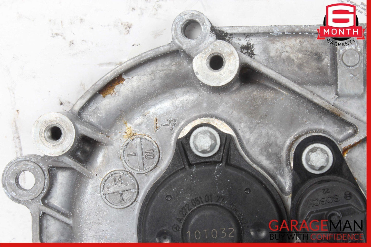 Mercedes W212 E350 GL550 Front Left Side Engine Timing Chain Cover Plate OEM