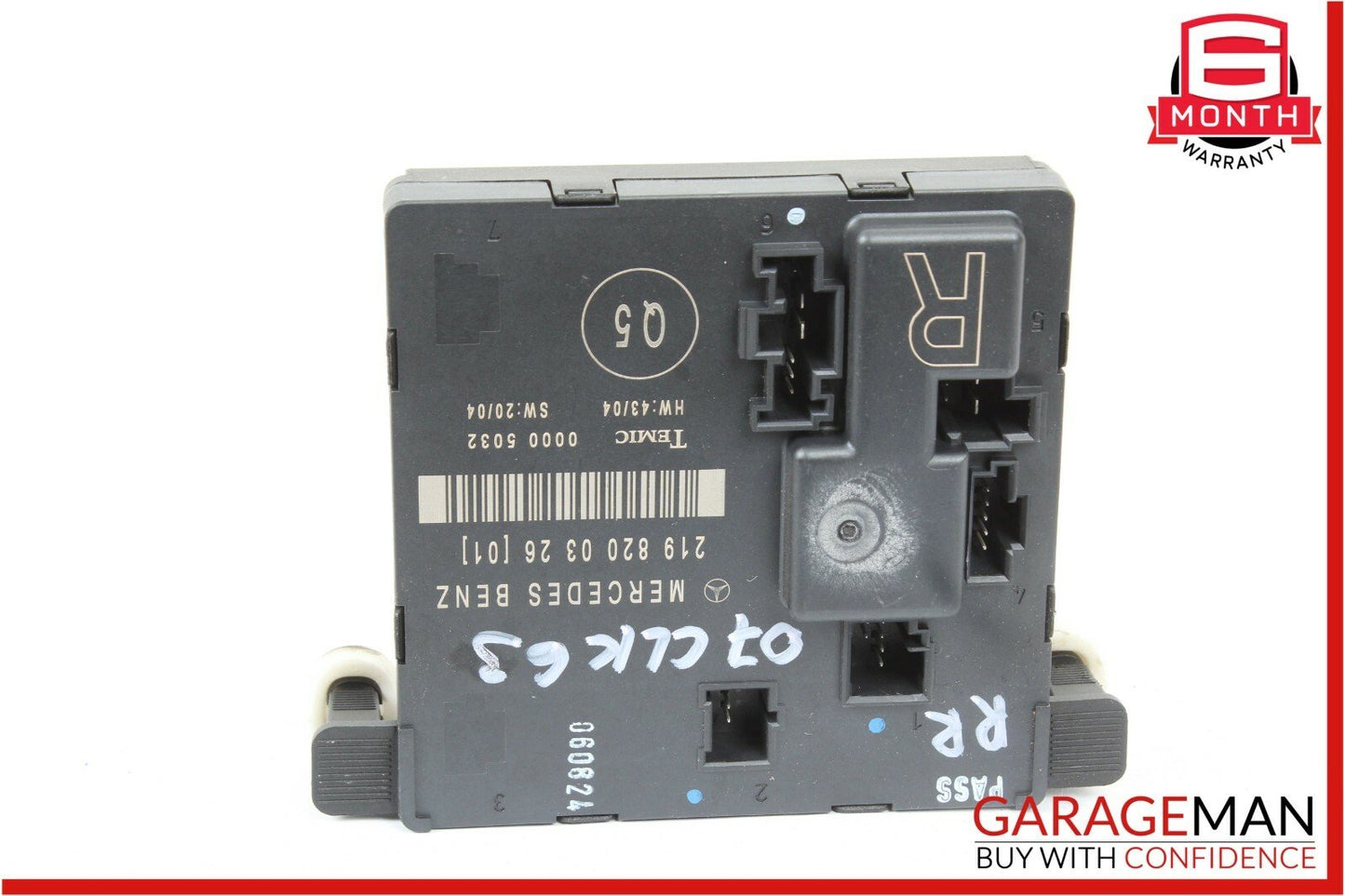 06-11 Mercedes W219 CLS500 CLS63 AMG Rear Right Door Computer Controller Module