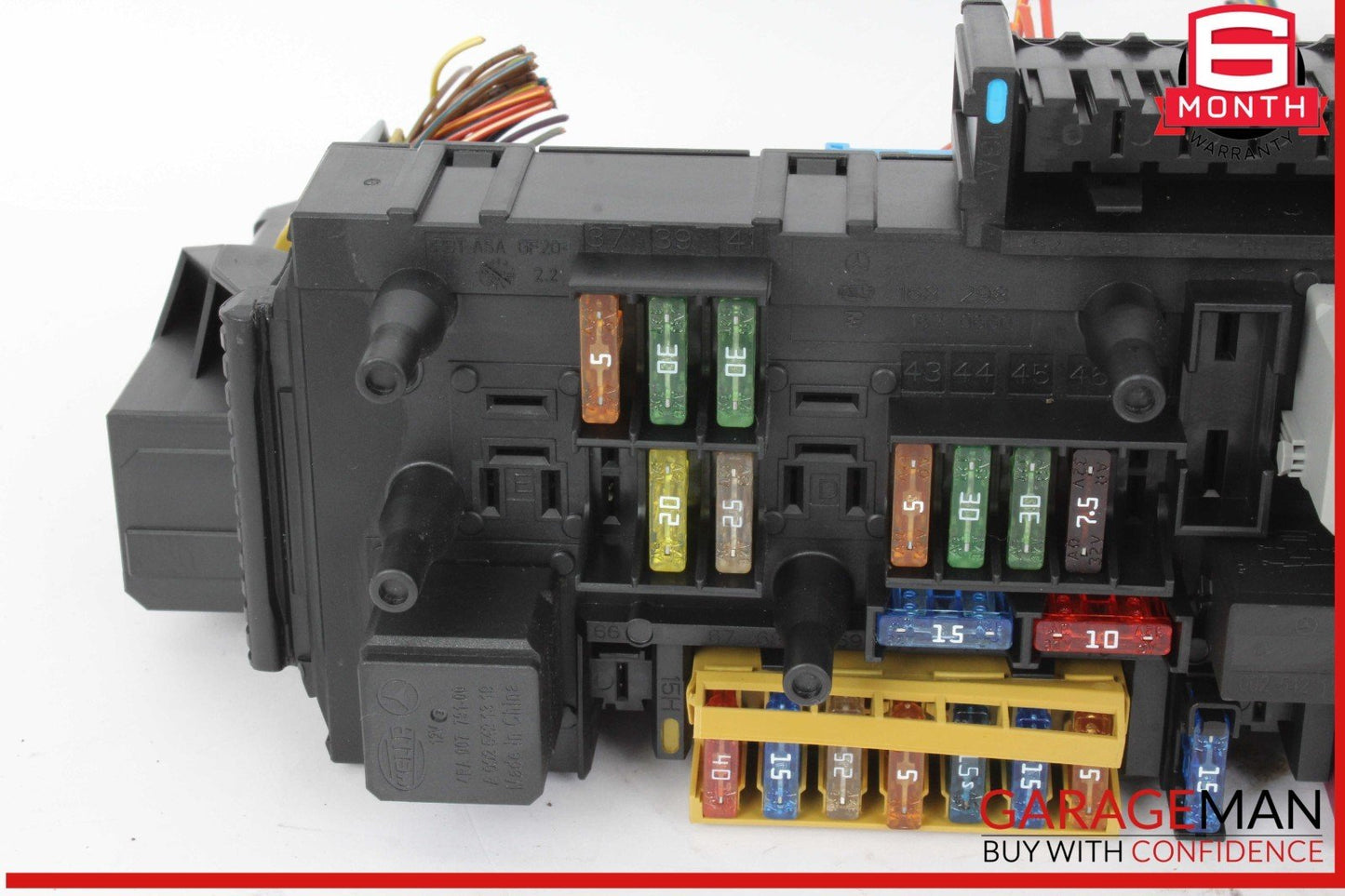 10-18 Mercedes W218 CLS550 E400 Rear SAM Fuse Box Relay Control 2129001406 OEM