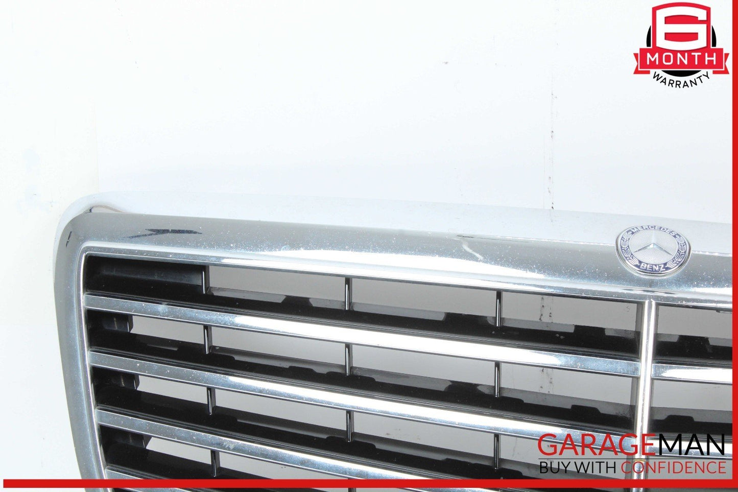 07-09 Mercedes W211 E350 E500 Front Center Bumper Grill Grille Trim Cover Panel