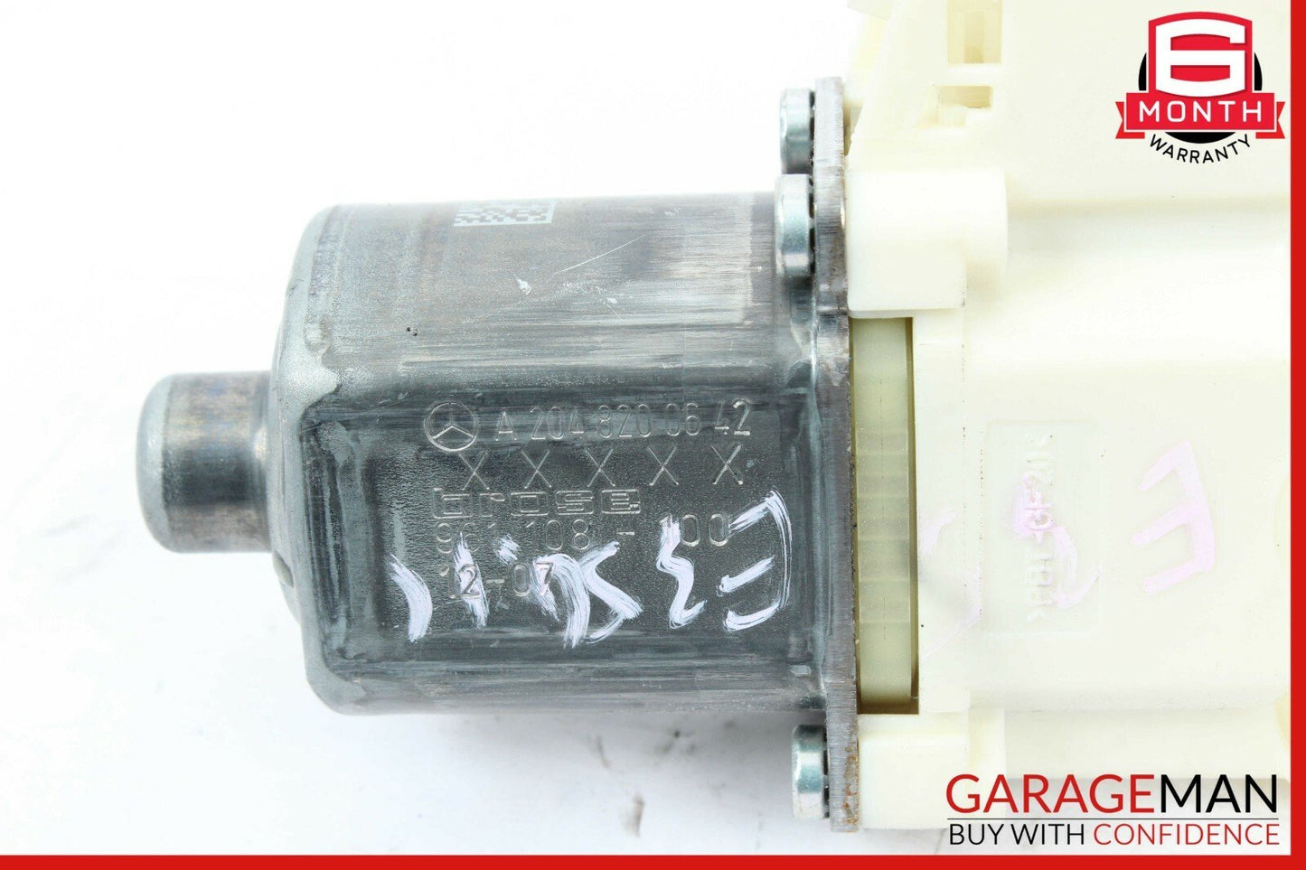 10-14 Mercedes W212 E350 Rear Right Passenger Side Door Window Regulator Motor
