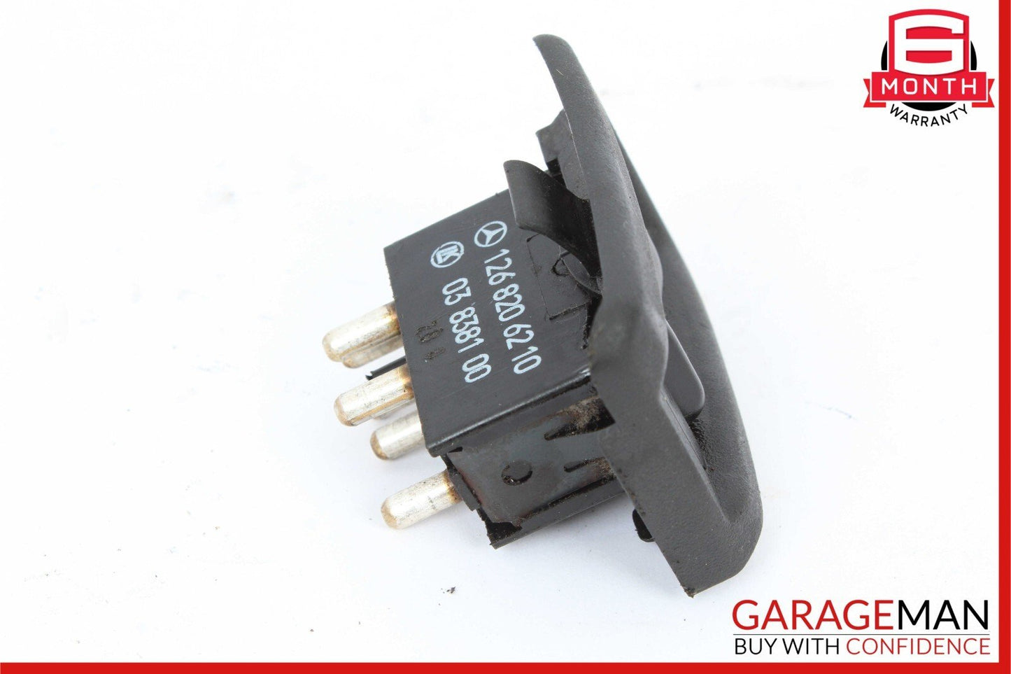 86-91 Mercedes W126 420SEL Rear Left Side Window Switch 1268206210 OEM