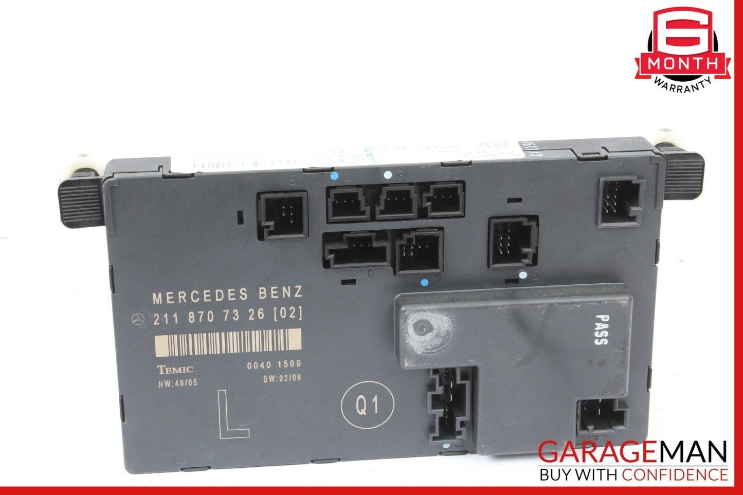 03-09 Mercedes W211 E350 E63 AMG Front Left Driver Side Door Control Module Unit