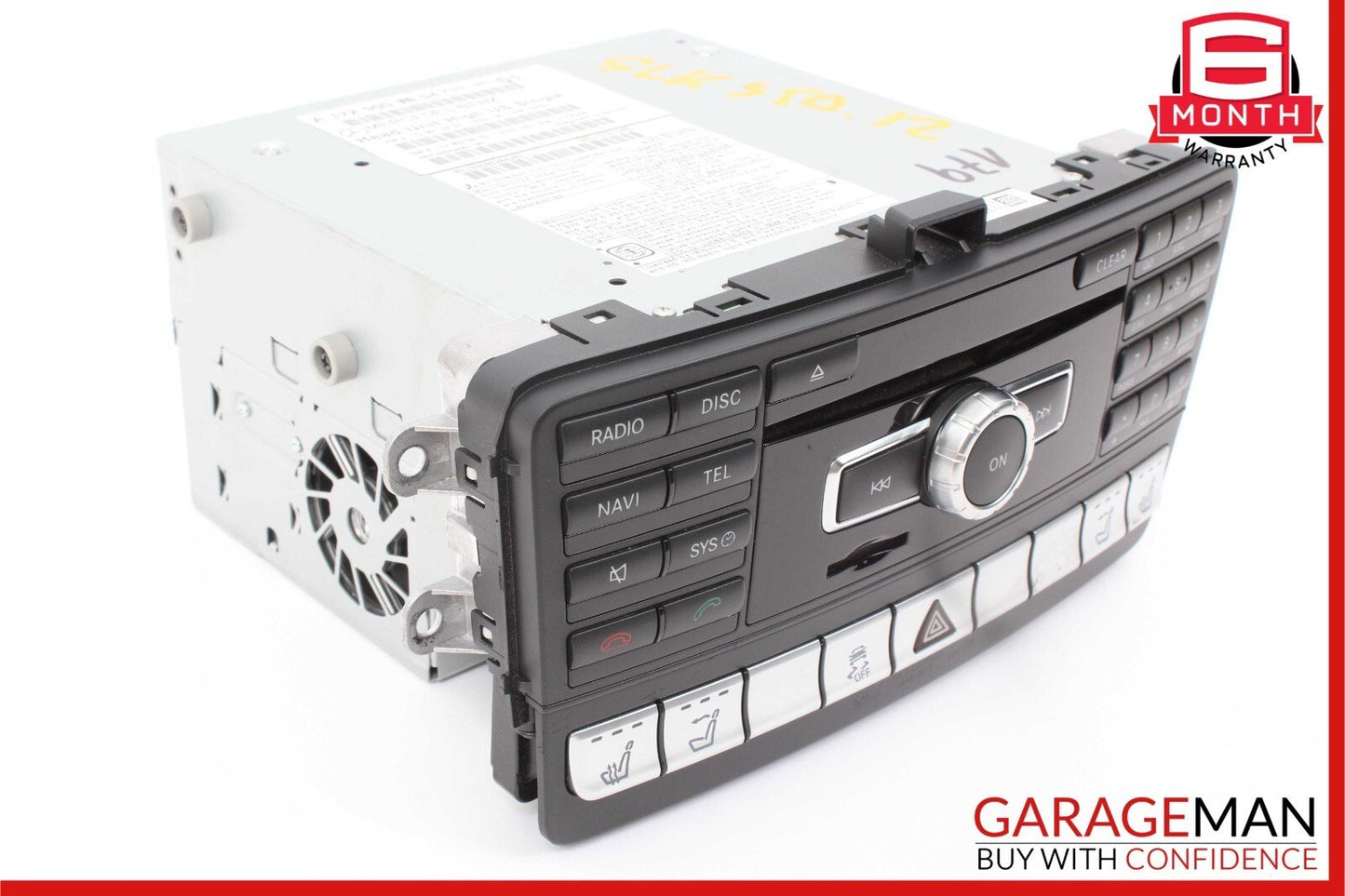 12-16 Mercedes R172 SLK350 SLK300 Navigation Command Head Unit DVD CD Audio Q1