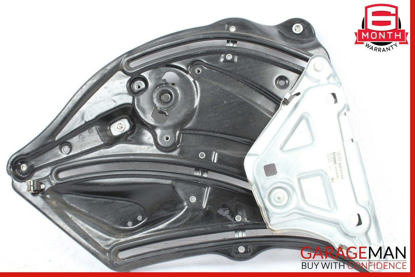 10-16 Mercedes W207 E350 Coupe Rear Right Door Window Regulator Frame w/o Motor
