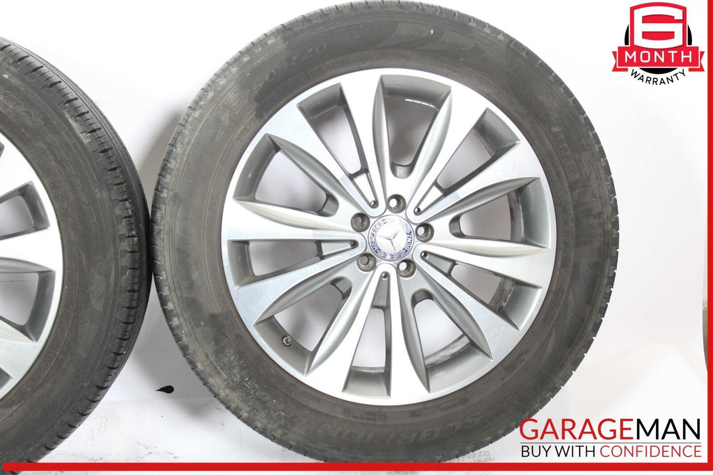 13-19 Mercedes X166 GL450 8.5Jx20H2 ET62 Complete Wheel Tire Rim Set of 4 Pc OEM