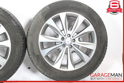 13-19 Mercedes X166 GL450 8.5Jx20H2 ET62 Complete Wheel Tire Rim Set of 4 Pc OEM