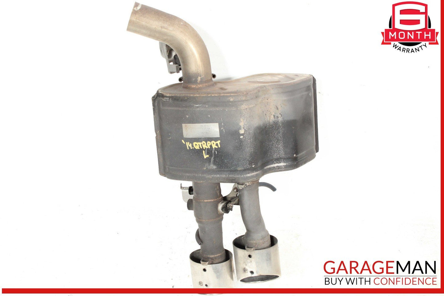 14-17 Maserati Quattroporte SQ4 Rear Right & Left Exhaust Muffler Dual Tip OEM