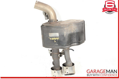 14-17 Maserati Quattroporte SQ4 Rear Right & Left Exhaust Muffler Dual Tip OEM