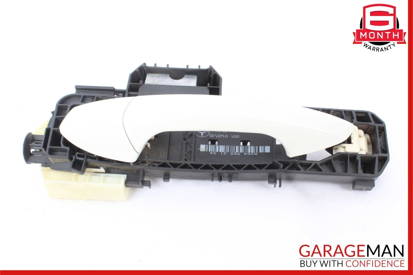 10-13 Mercedes W212 E350 E550 Rear Left Exterior Door Handle Assembly White OEM