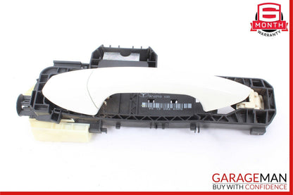 10-13 Mercedes W212 E350 E550 Rear Left Exterior Door Handle Assembly White OEM