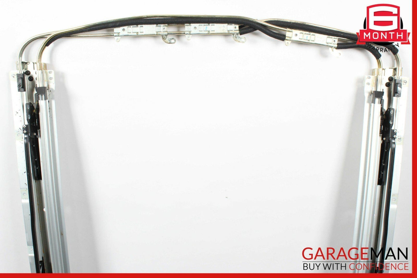 06-10 Mercedes W251 R320 R500 Panoramic Pano Sunroof Rail Track Frame Assembly