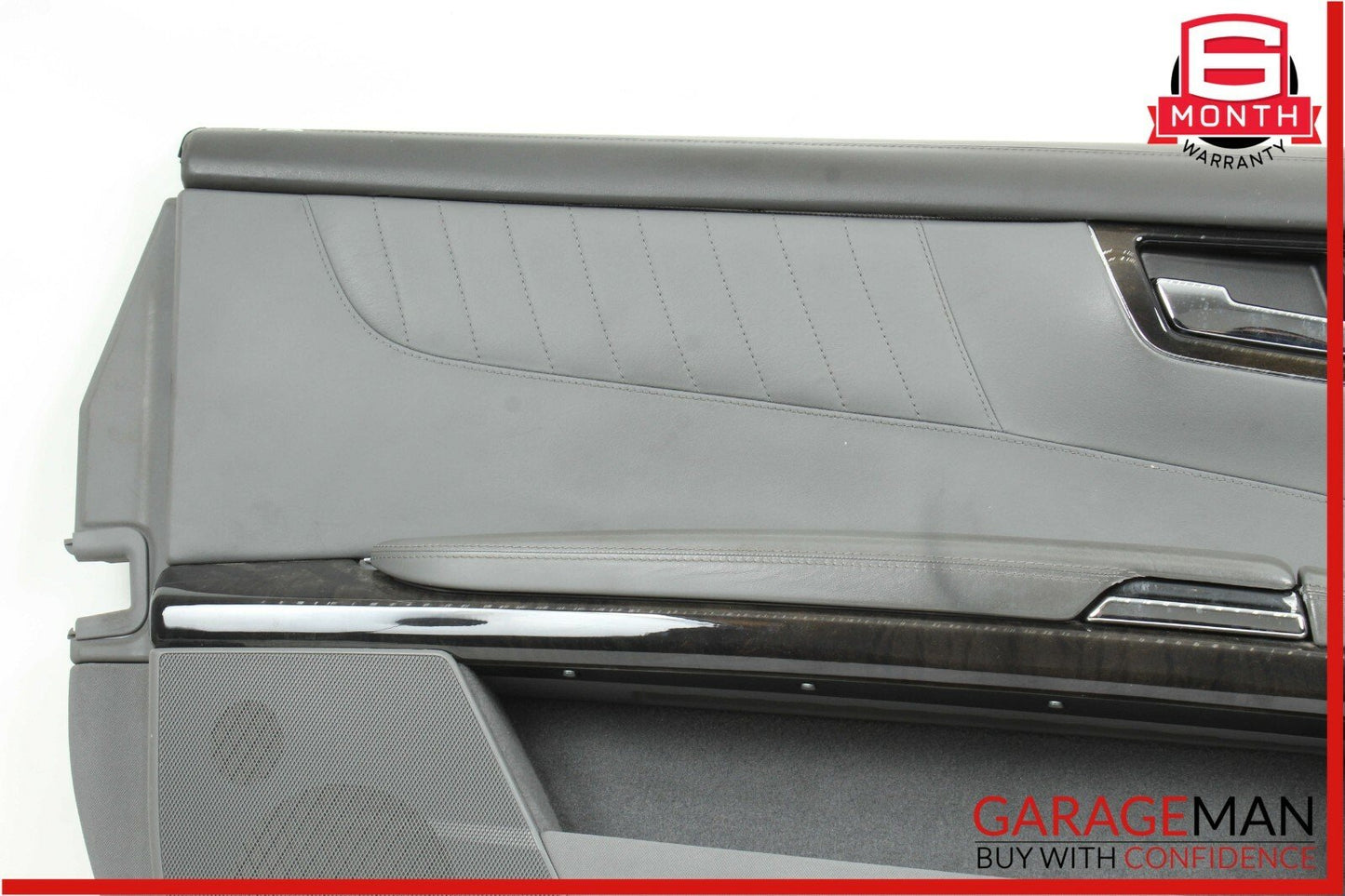 07-09 Mercedes W216 CL600 Front Left Side Complete Interior Door Panel Grey OEM