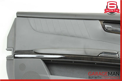 07-09 Mercedes W216 CL600 Front Left Side Complete Interior Door Panel Grey OEM