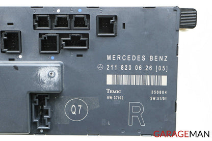 03-06 Mercedes W211 E320 E500 Door Control Module Front Right 2118200626 OEM