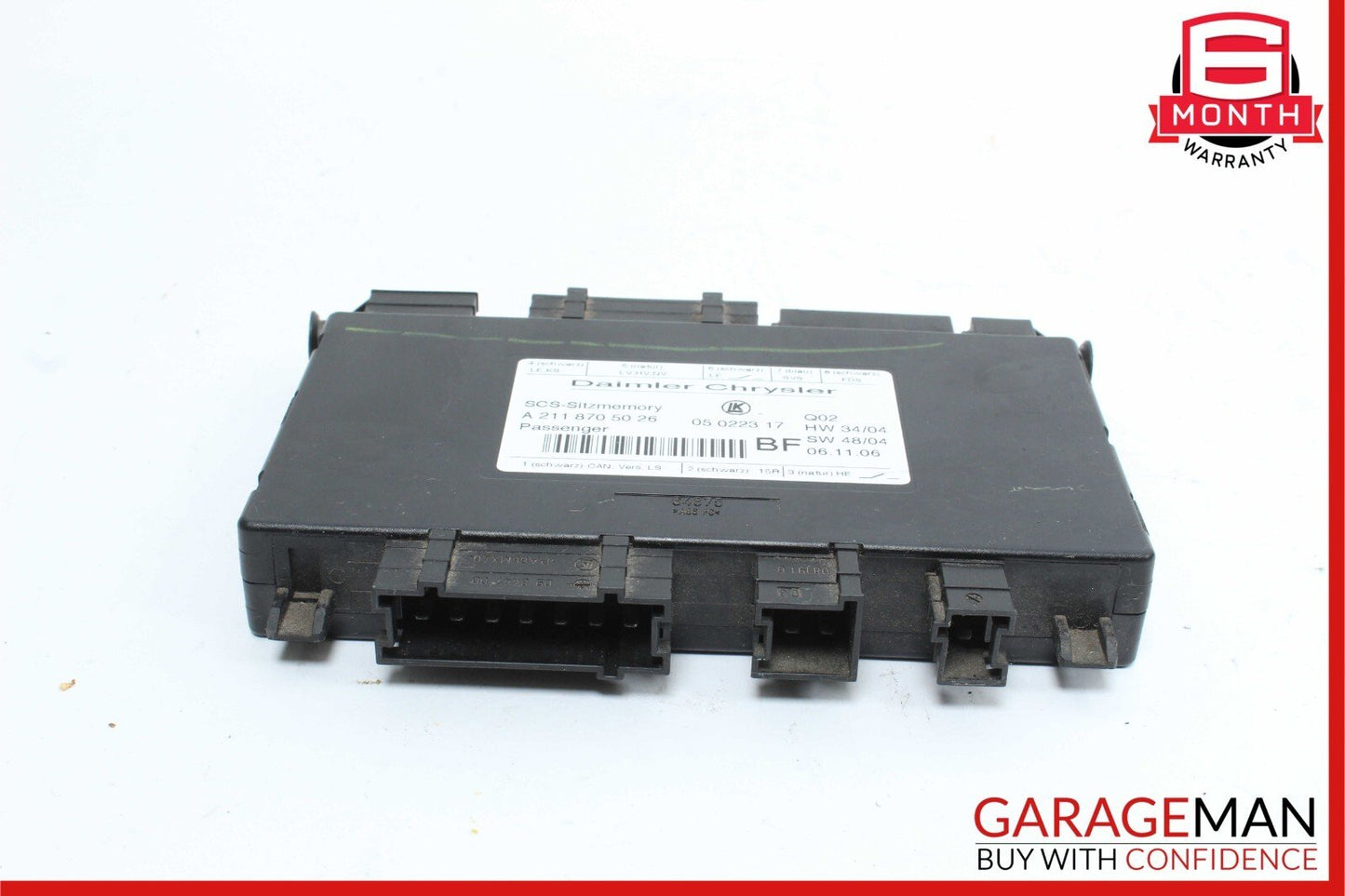 03-12 Mercedes X164 GL450 E350 Under Seat Control Module Front Right Side OEM