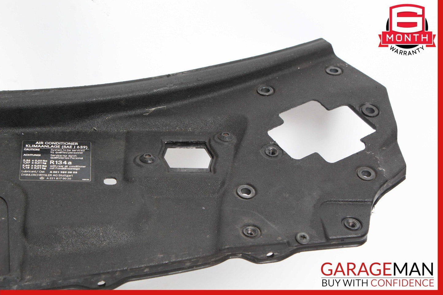 07-13 Mercedes W216 CL550 S500 Upper Radiator Core Support Headlight Bracket Bar