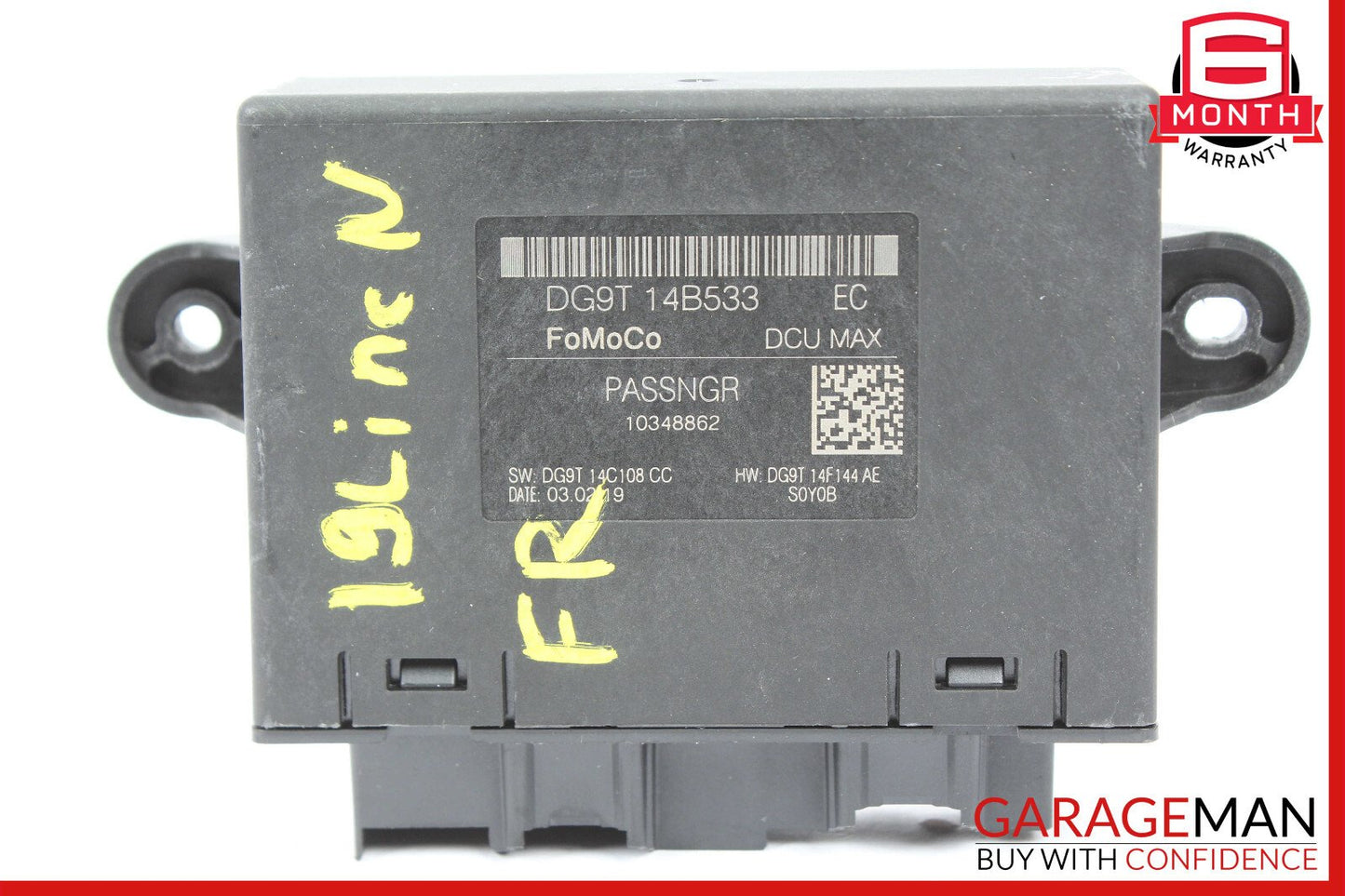 19-21 Lincoln Nautilus Front Right Passenger Door Control Module OEM