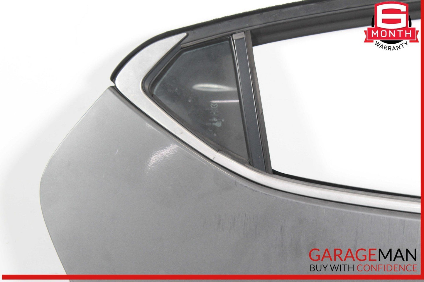 19-23 Mazda 3 Hatchback Rear Right Passenger Side Door Shell Panel Gray OEM
