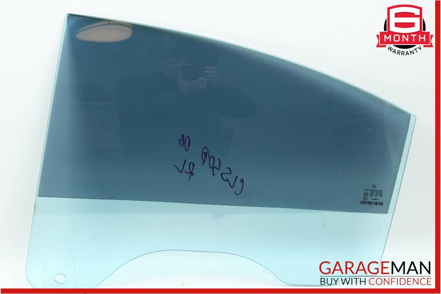06-11 Mercedes W219 CLS500 CLS350 Rear Left Side Door Window Auto Glass