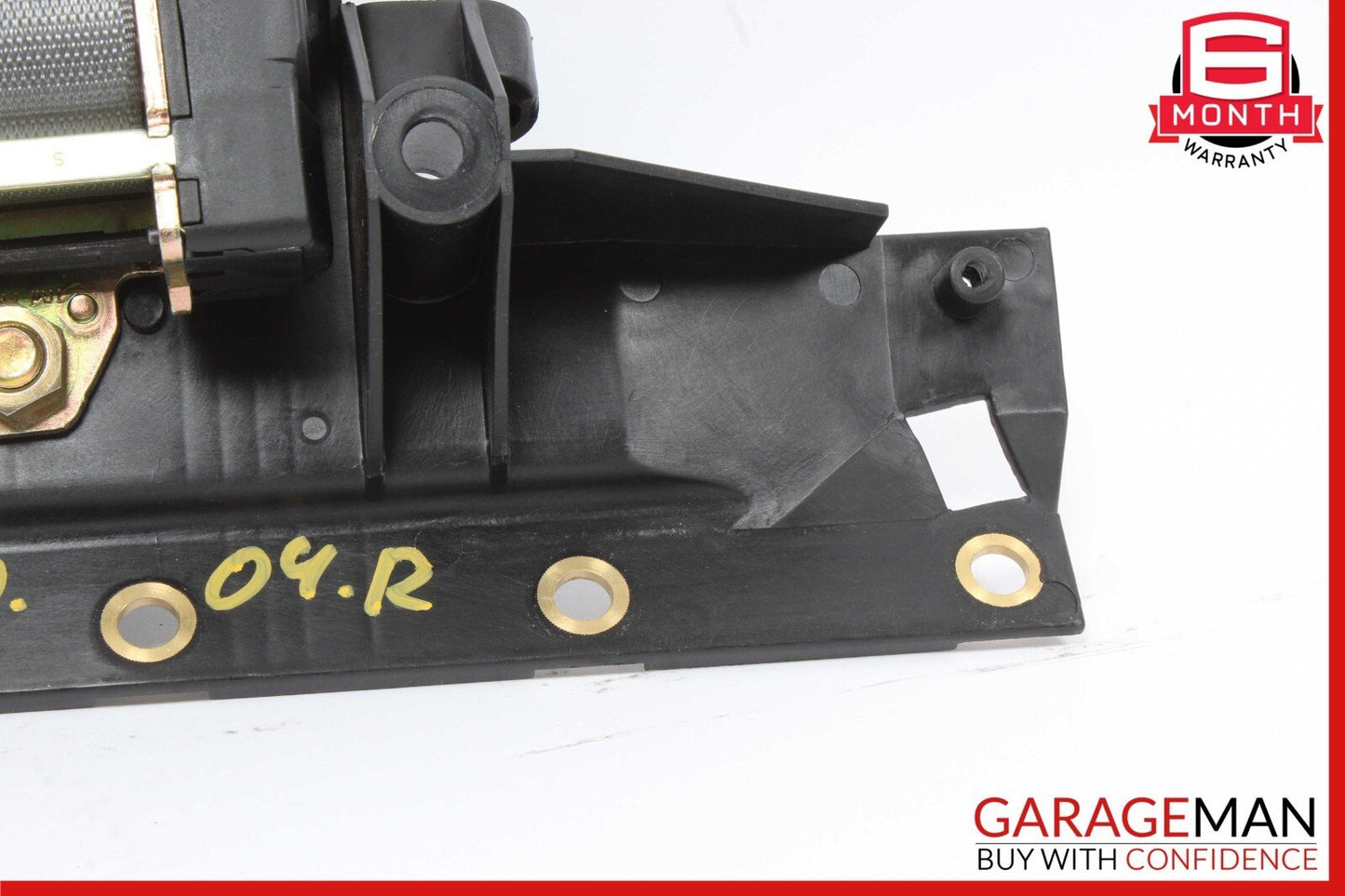 03-08 Mercedes R230 SL500 Rear Right Speaker Luggage Seat Belt Retractor Black