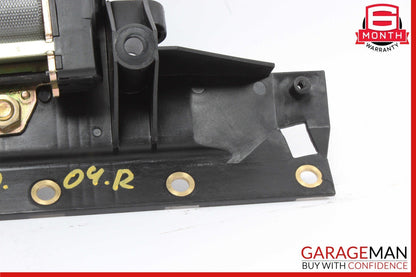 03-08 Mercedes R230 SL500 Rear Right Speaker Luggage Seat Belt Retractor Black