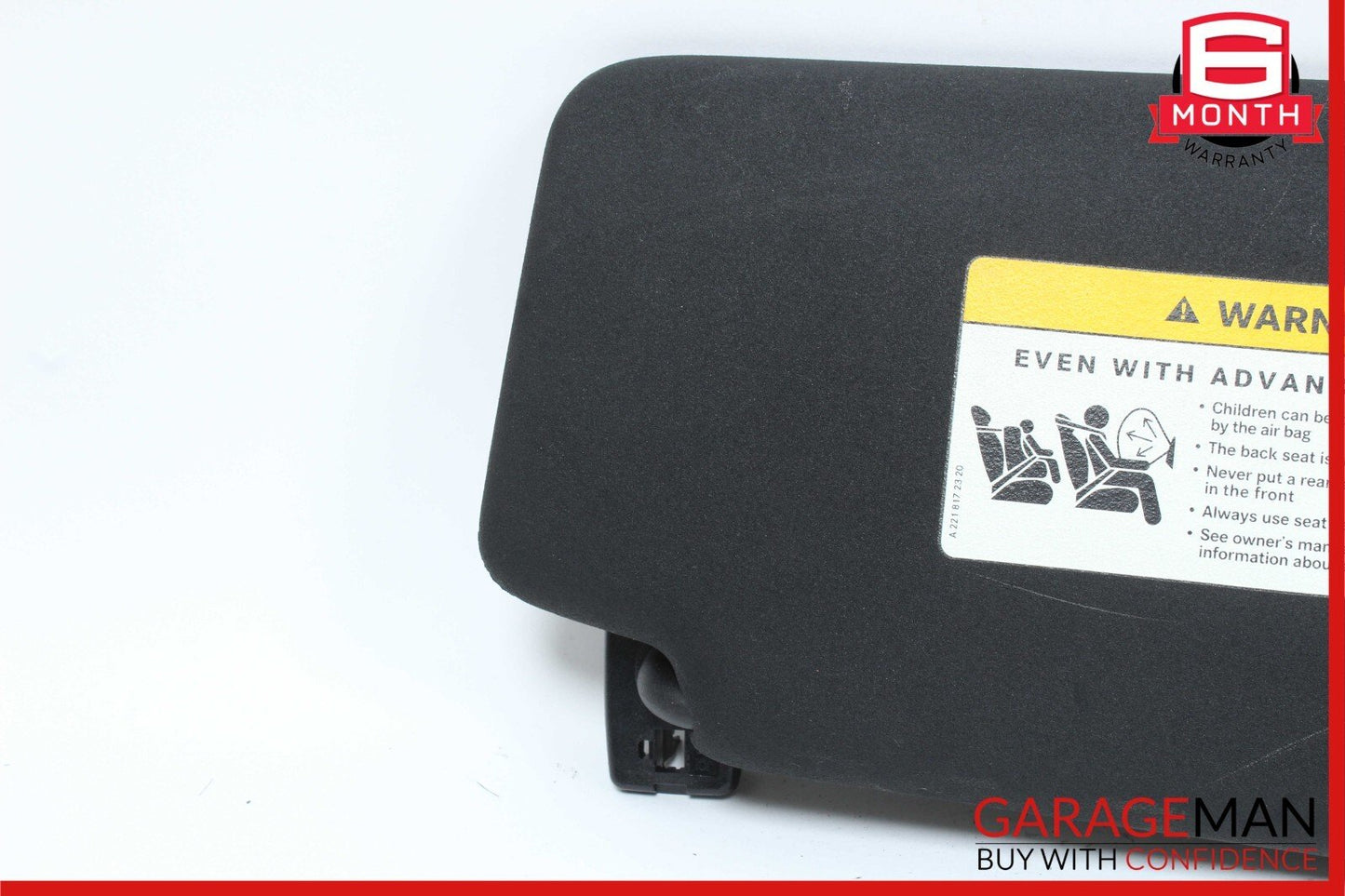 08-14 Mercedes W204 C250 C300 Front Left Side Sun Visor Sunvisor Shade Cover OEM