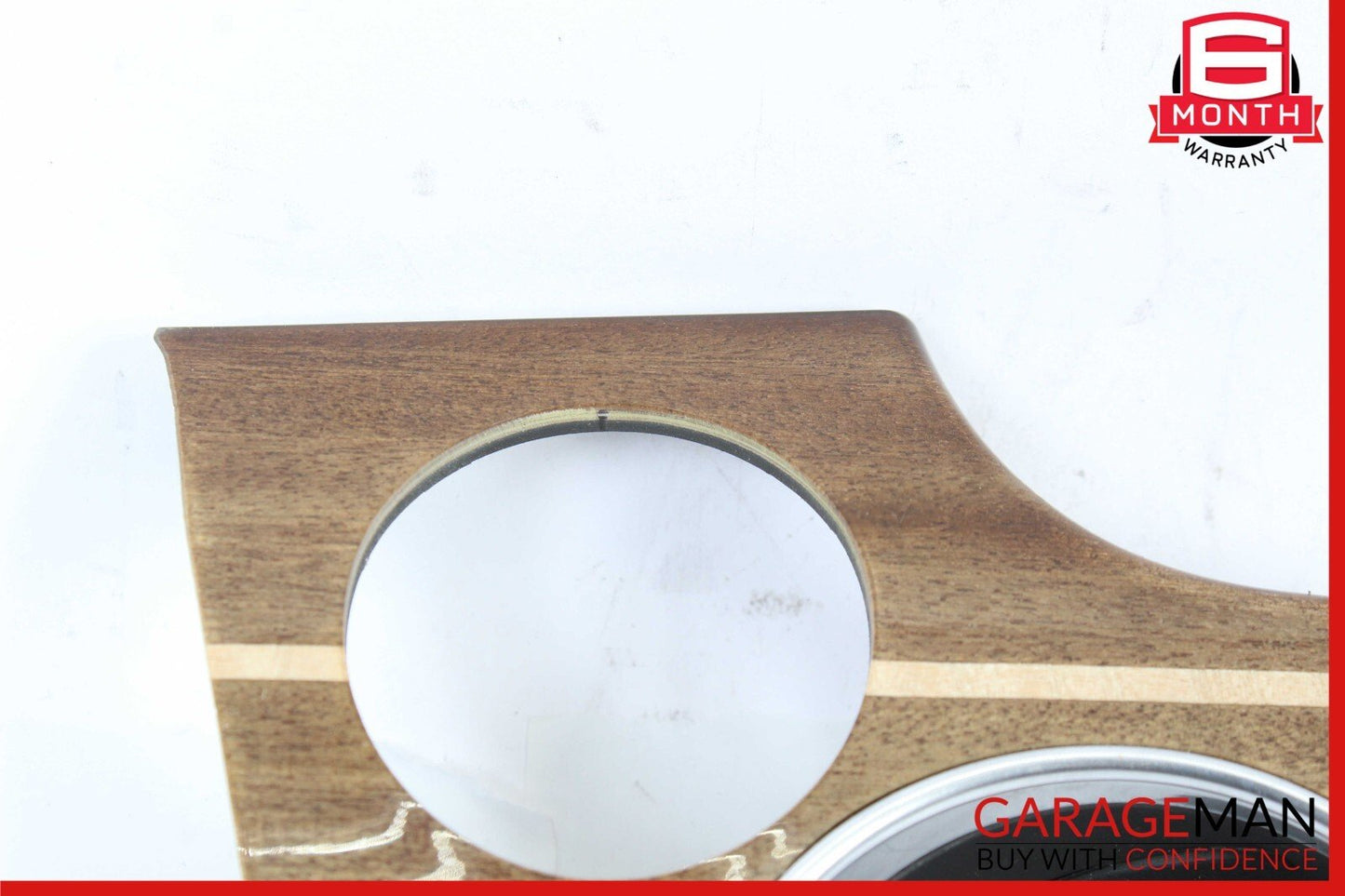 10-16 Porsche Panamera 970 Left Dash Ignition Trim Cover Panel Bezel Wood