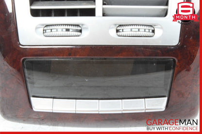 07-13 Mercedes W221 S550 S350 Rear Center Console AC A/C Air Vent Trim Wood OEM