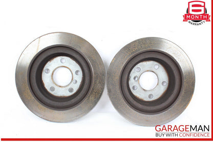 16-22 BMW X1 Rear Left and Rear Right Side Brake Disc Rotor Rotors Set of 2