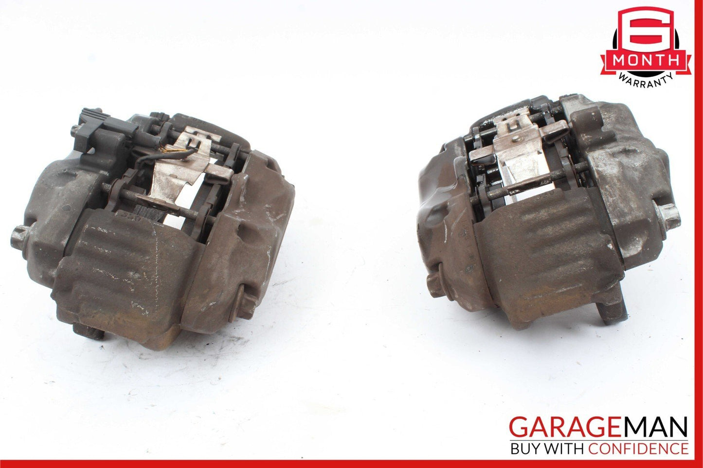 07-09 Mercedes W221 S550 CL550 Front Right & Left Brake Caliper Calipers Set RWD