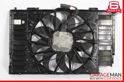 10-16 Porsche Panamera 970 Radiator Engine Electric Cooling Fan Assembly OEM