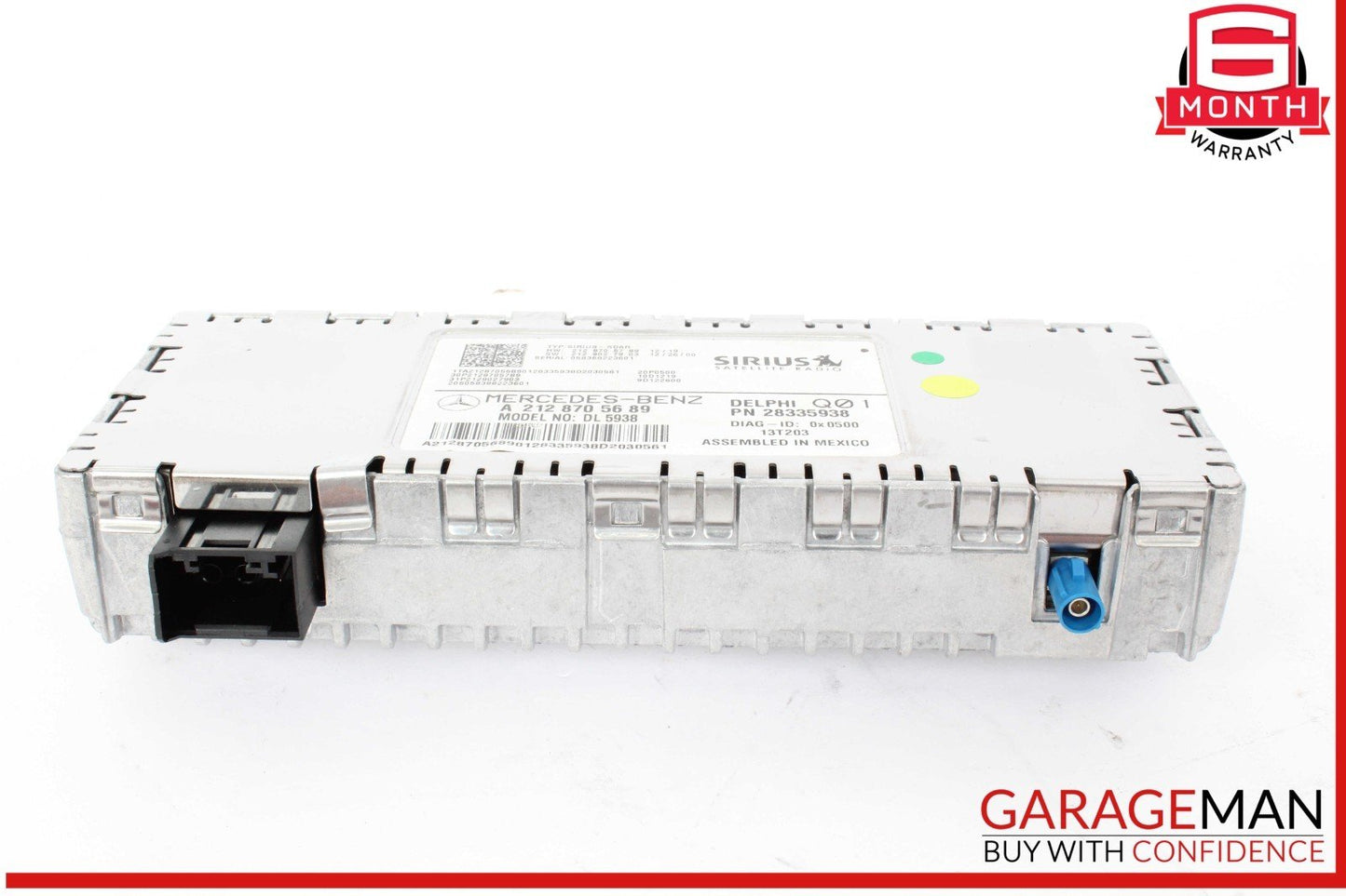 14-19 Mercedes X166 GL450 4MATIC Sirius Satellite Radio Receiver 2128705689 OEM