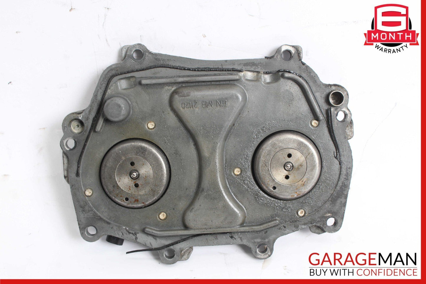 12-18 Mercedes W212 E350 E550 Front Left / Right Engine Timing Chain Cover Plate