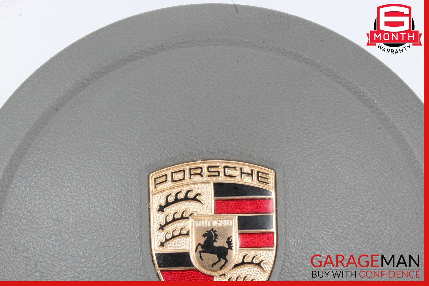 11-14 Porsche Cayenne 958 S Steering Wheel Air Bag Airbag Gray OEM