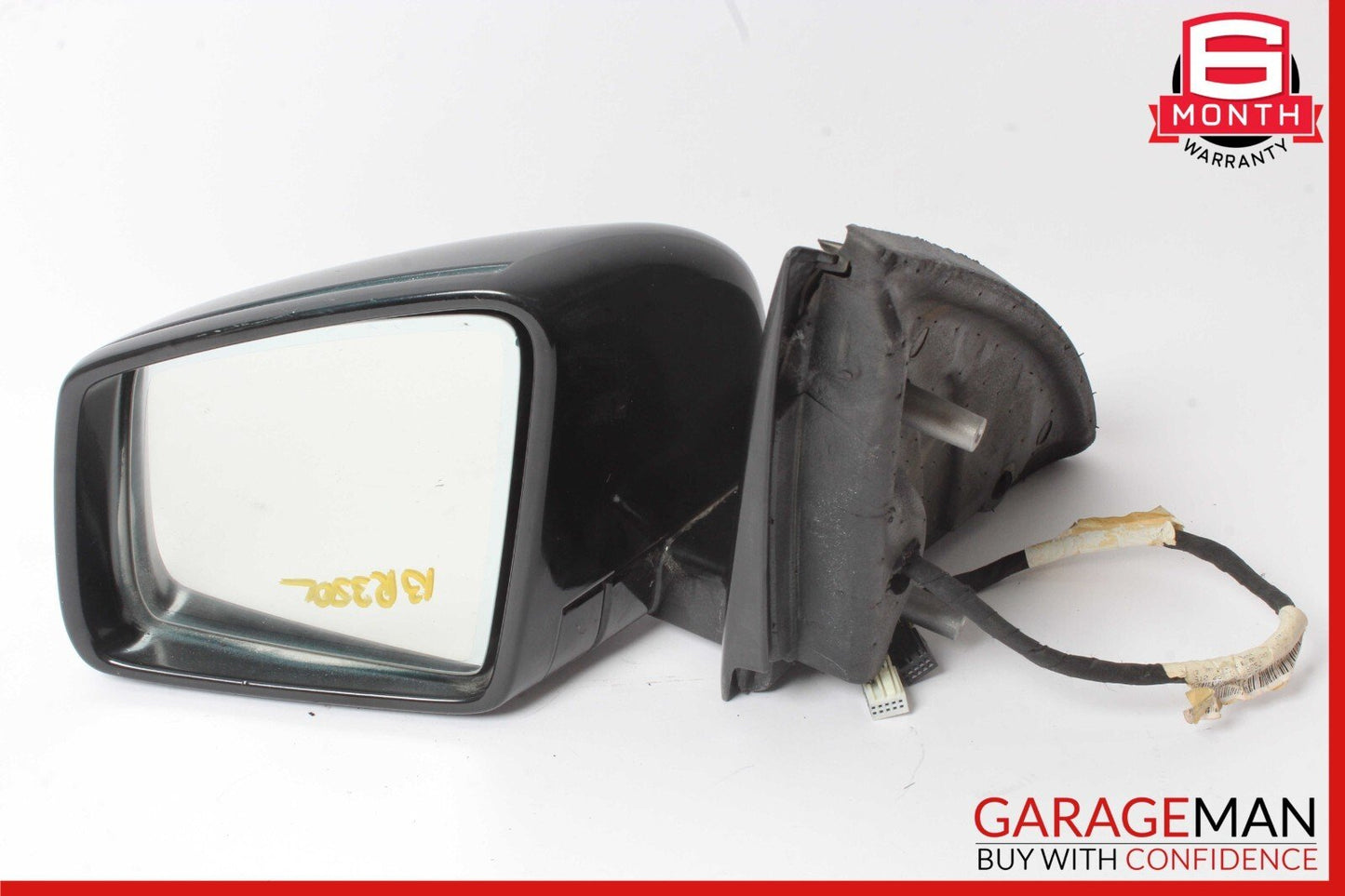 11-13 Mercedes W251 R350 Front Left Side Mirror Door Rear View Black