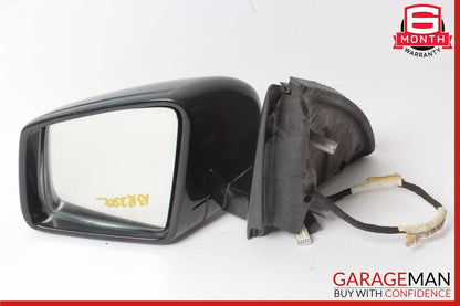 11-13 Mercedes W251 R350 Front Left Side Mirror Door Rear View Black