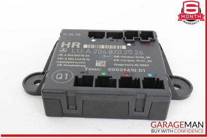 08-18 Mercedes W204 C300 GLK350 C250 Rear Right Side Door Control Module OEM