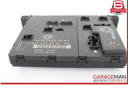 03-12 Mercedes R230 SL500 SL55 AMG Front Left Door Control Module 2308203526 OEM