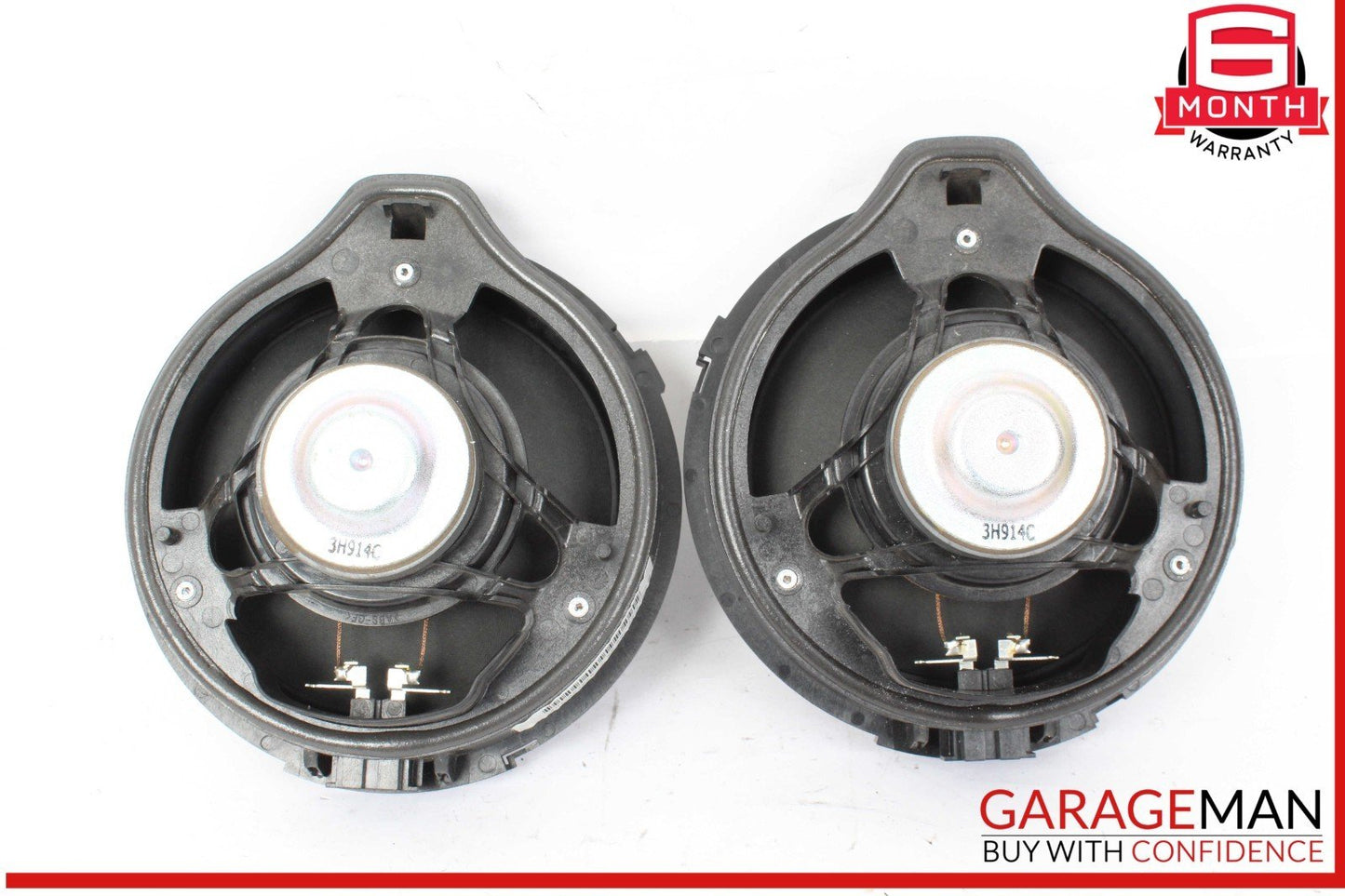 08-14 Mercedes W204 C250 C300 Rear Right & Left Side Door Sound Speakers Set OEM